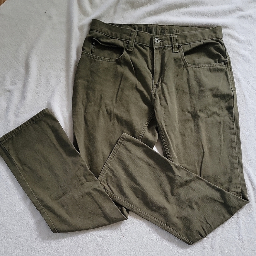 Freeworld Olive Green Night Train Chinos